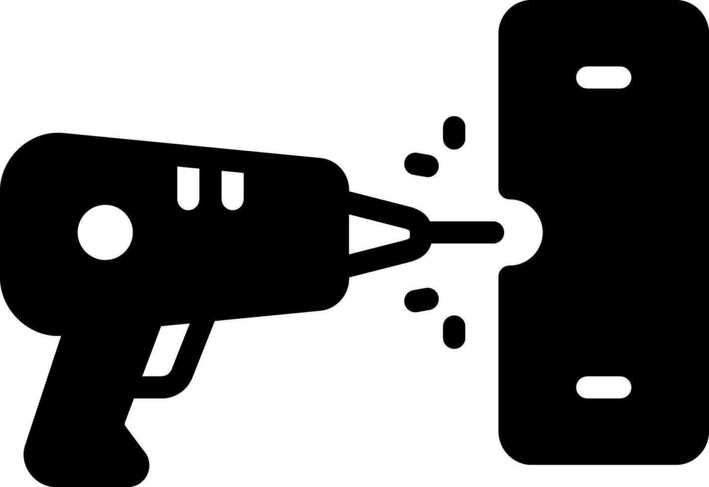 solid icon for aperture vector