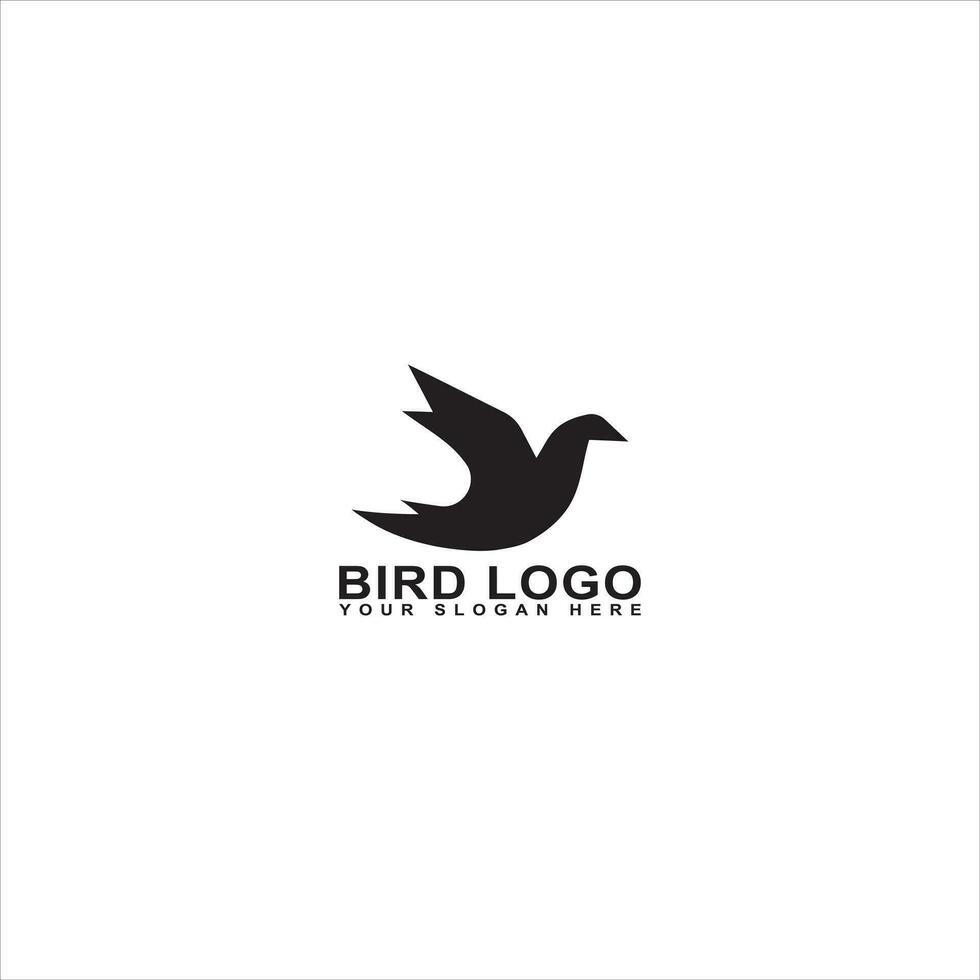 Simple bird logo design vector 27009547 Vector Art at Vecteezy