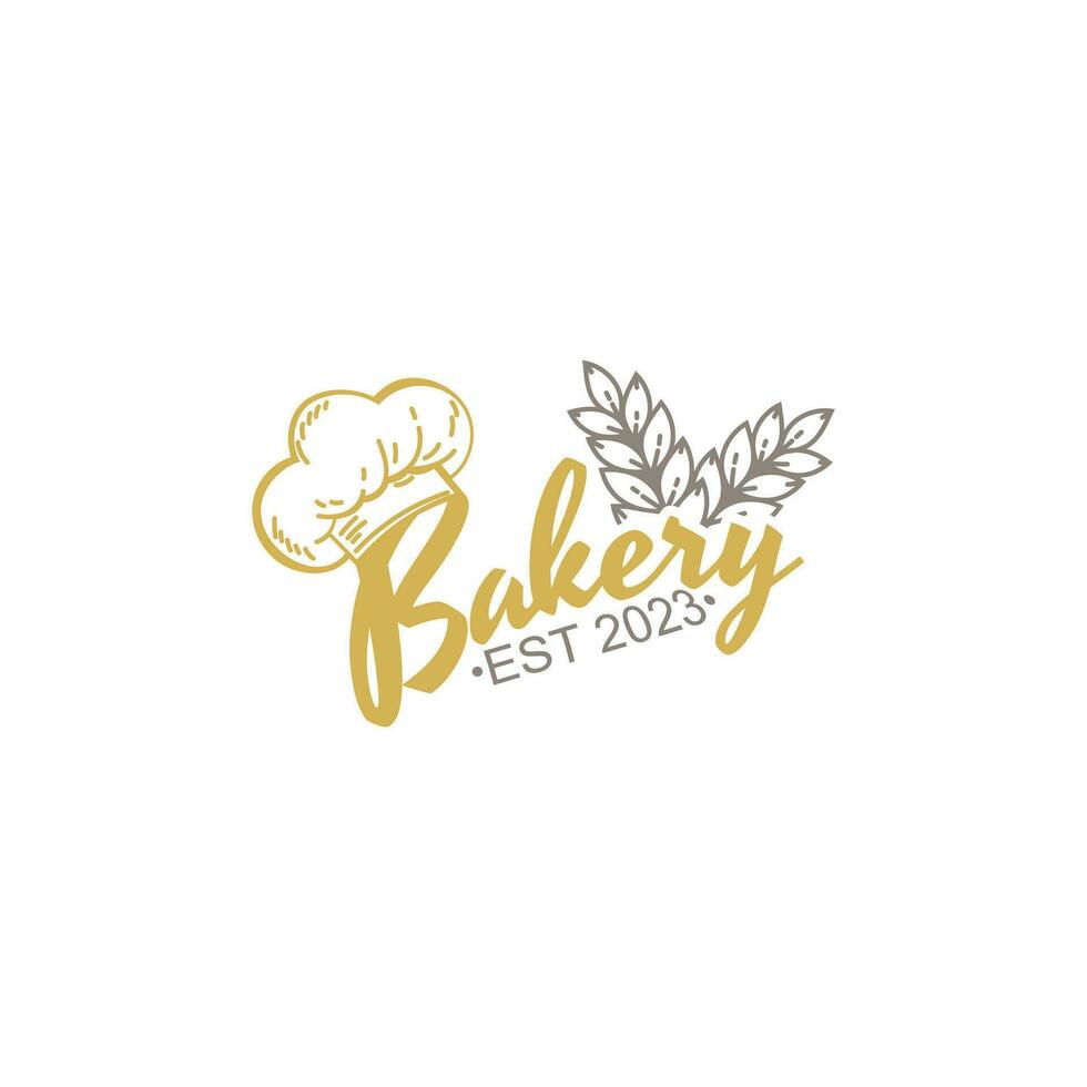 Bakery  Vintage Logo Design Vector Template