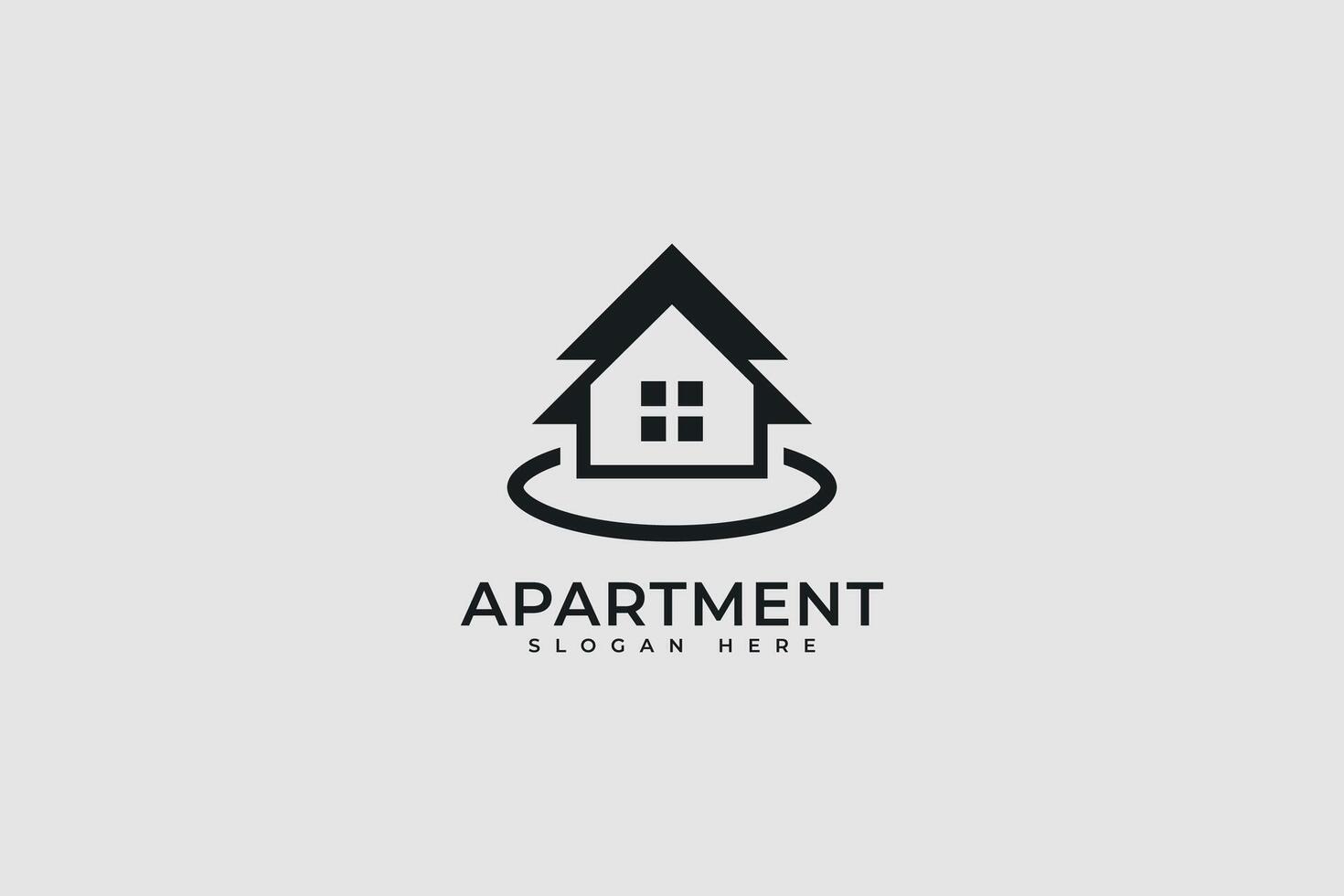 Home  Apartment Logo And Icon vector