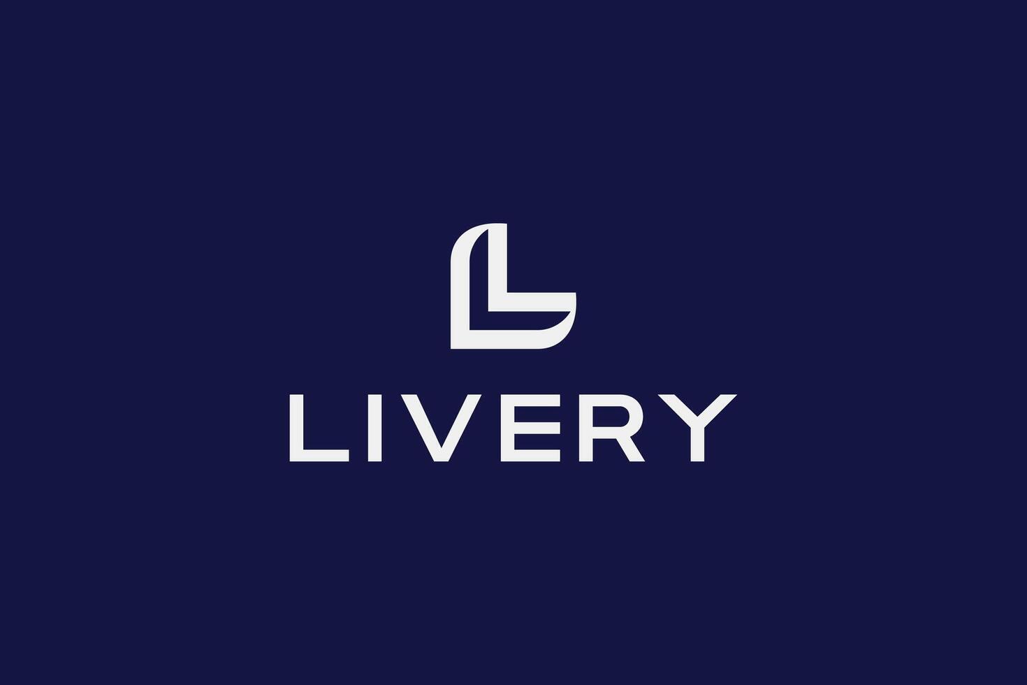 L latter logo and icon vector