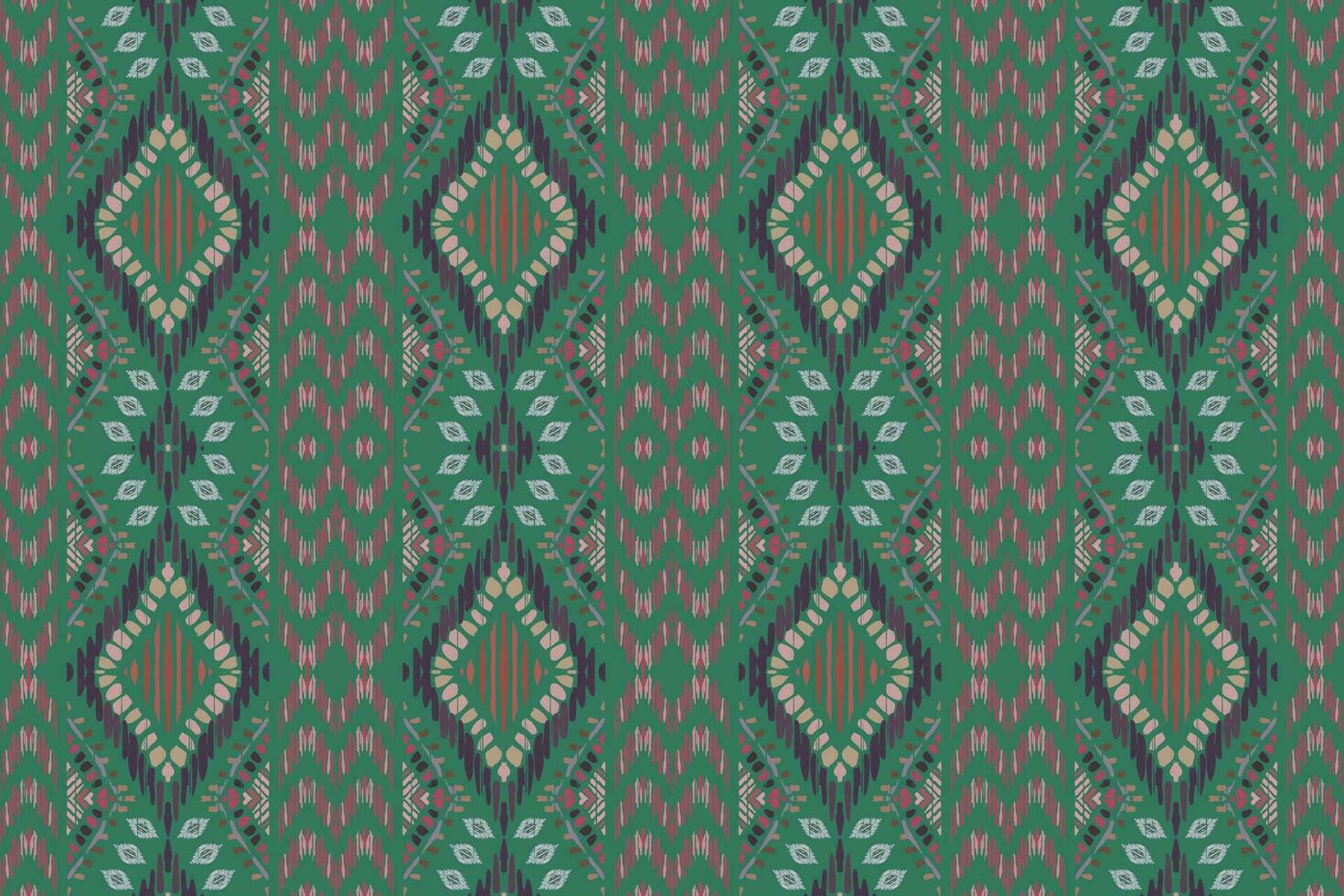 Ethnic Seamless pattern Ikat geometric Indian style.Tribal ethnic vector texture. seamless striped pattern in Aztec style.Indian,Gypsy,African rug. Bohemian.