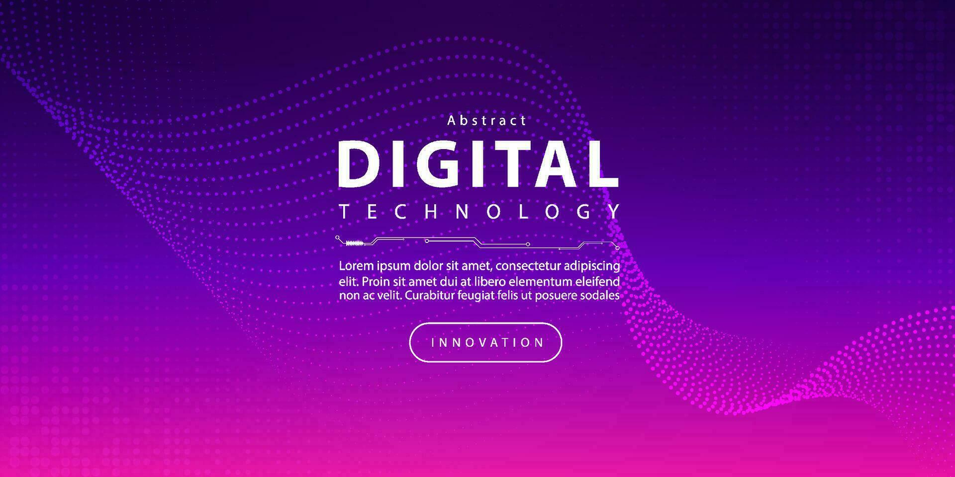 Abstract digital technology futuristic circuit blue purple background, Cyber science tech, Innovation communication future, Ai big data, internet network connection, Cloud hi-tech illustration vector