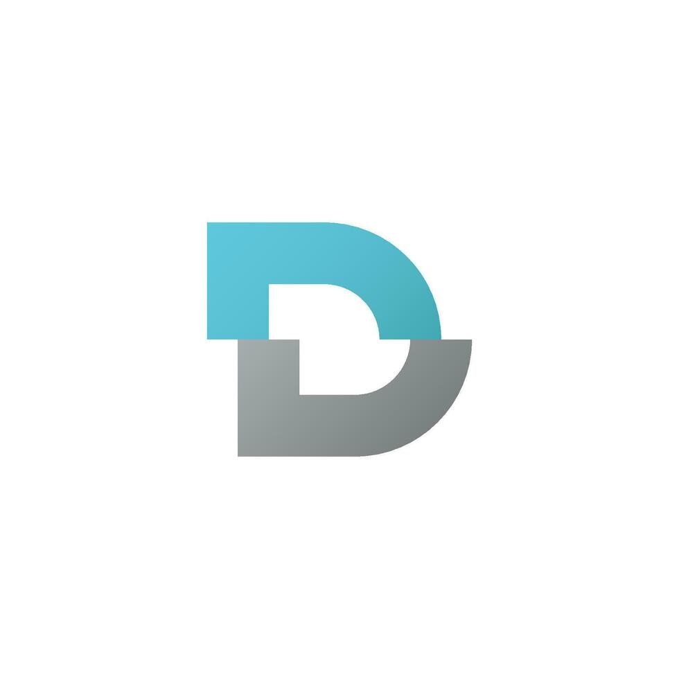 Letter D logo icon design template vector