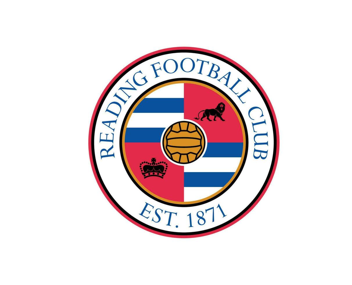 Reading FC Club Logo Symbol Premier League Football Abstract Design Vector Illustration