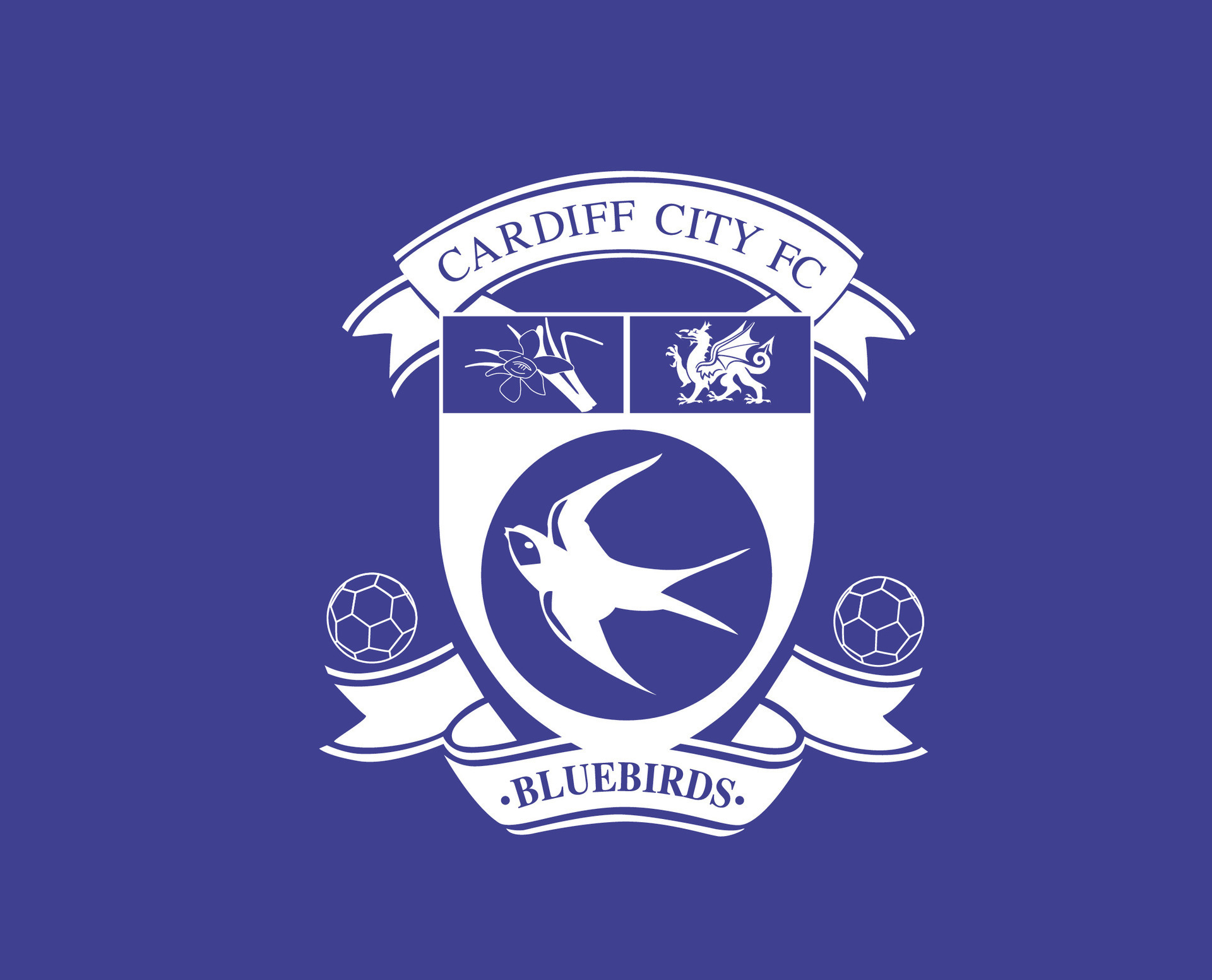 Cardiff City Club Logo Black Symbol Premier League Football Abstract Design  Vector Illustration 27011194 Vector Art at Vecteezy