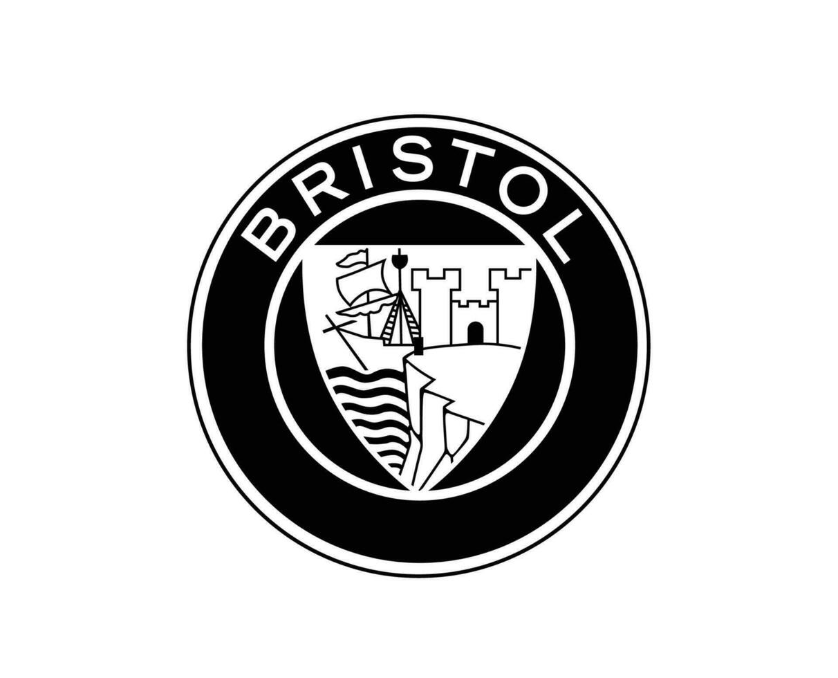 Bristol ciudad fc club logo símbolo negro primer ministro liga fútbol americano resumen diseño vector ilustración