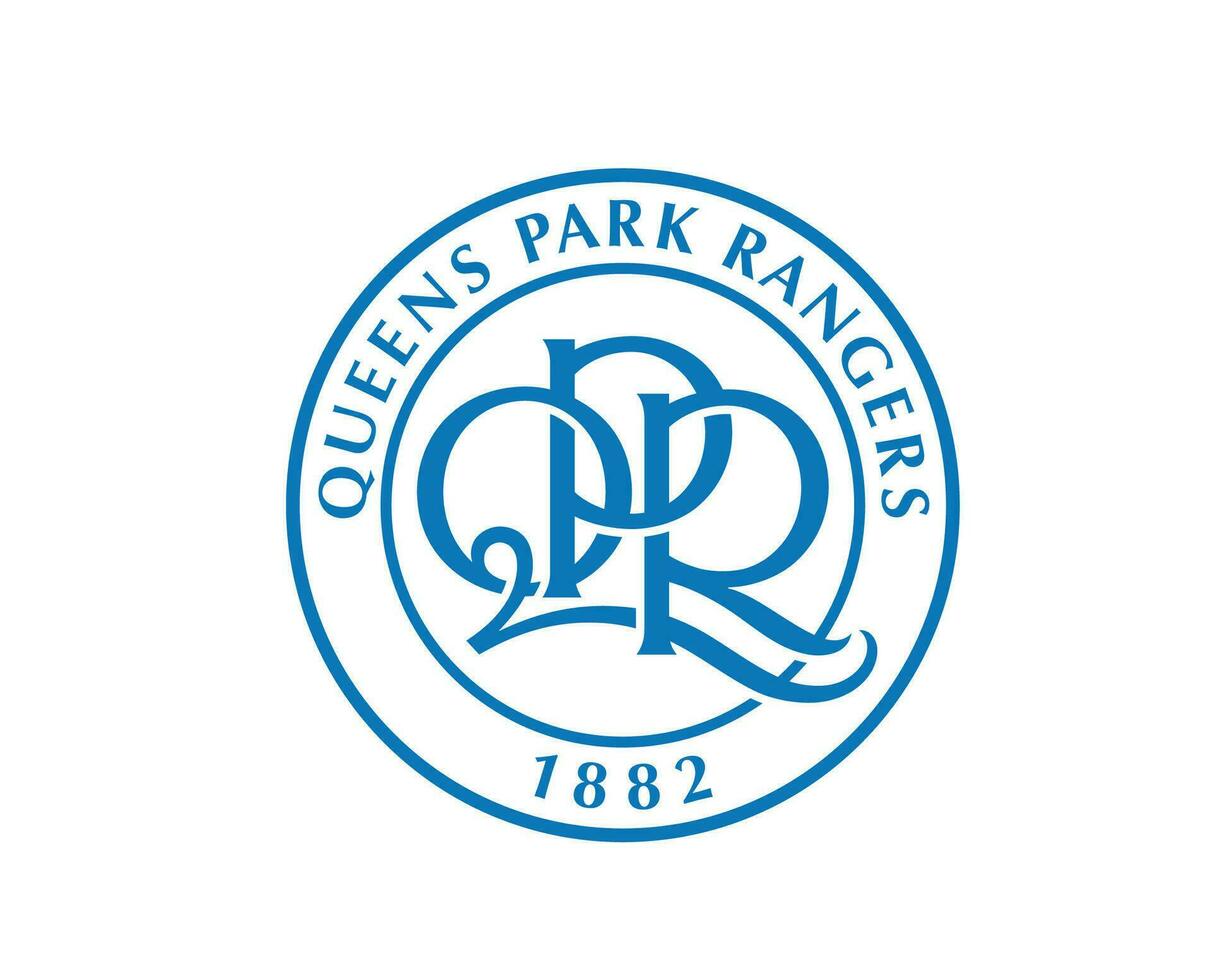 Queens Park Rangers Club Logo Symbol Premier League Football Abstract Design Vector Illustration