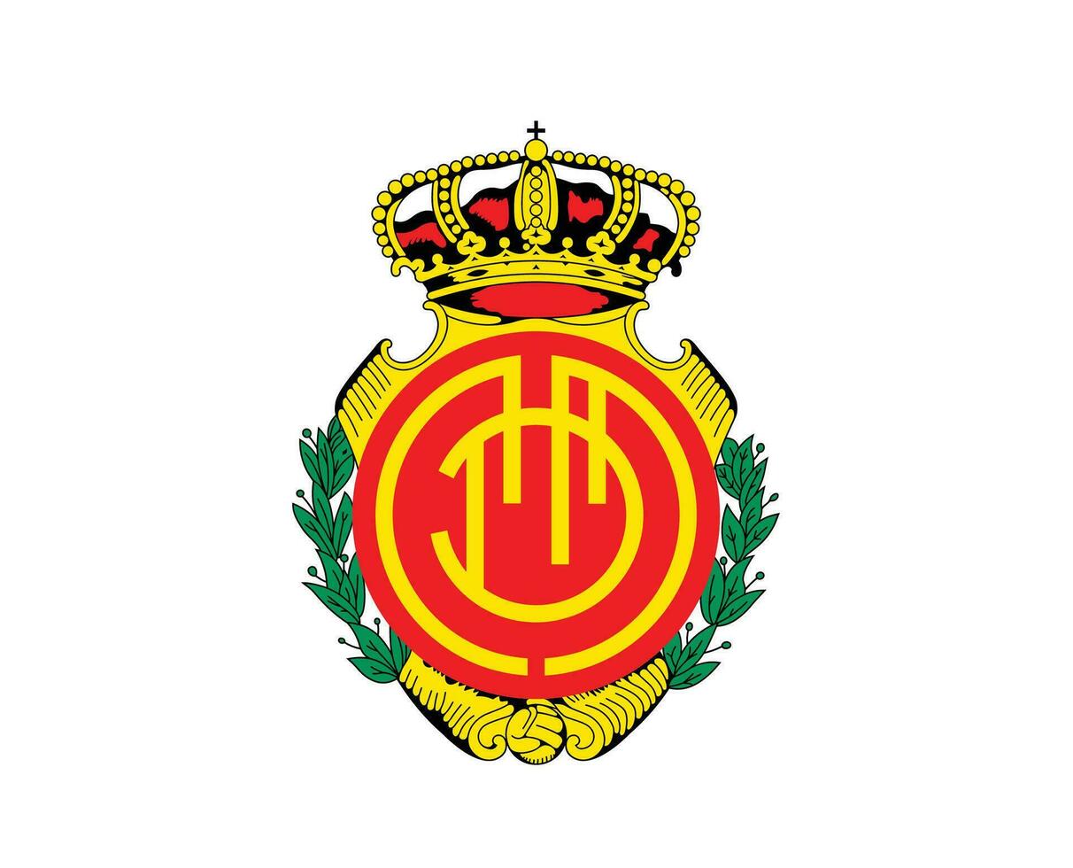 real mallorca club logo símbolo la liga España fútbol americano resumen diseño vector ilustración