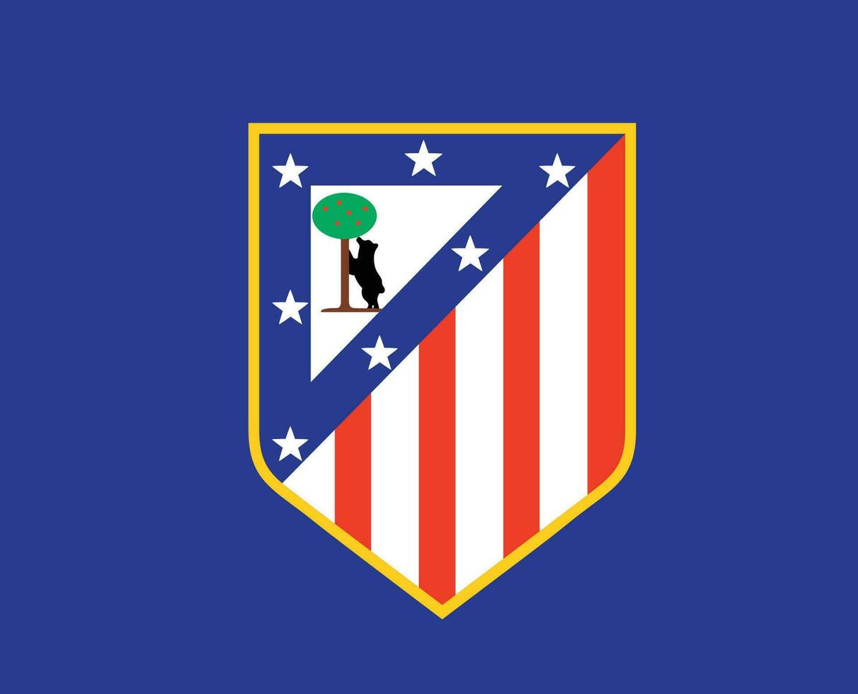 Bandera del equipo de fútbol del atlético de madrid. ilustración de cartel  de diseño 9367516 Vector en Vecteezy