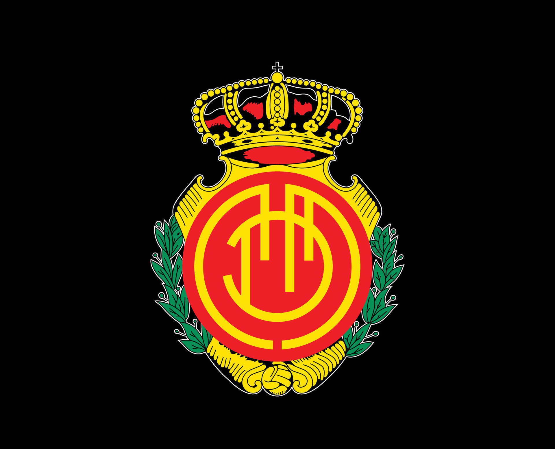 Real Mallorca Club Logo Symbol La Liga Spain Football Abstract Design 