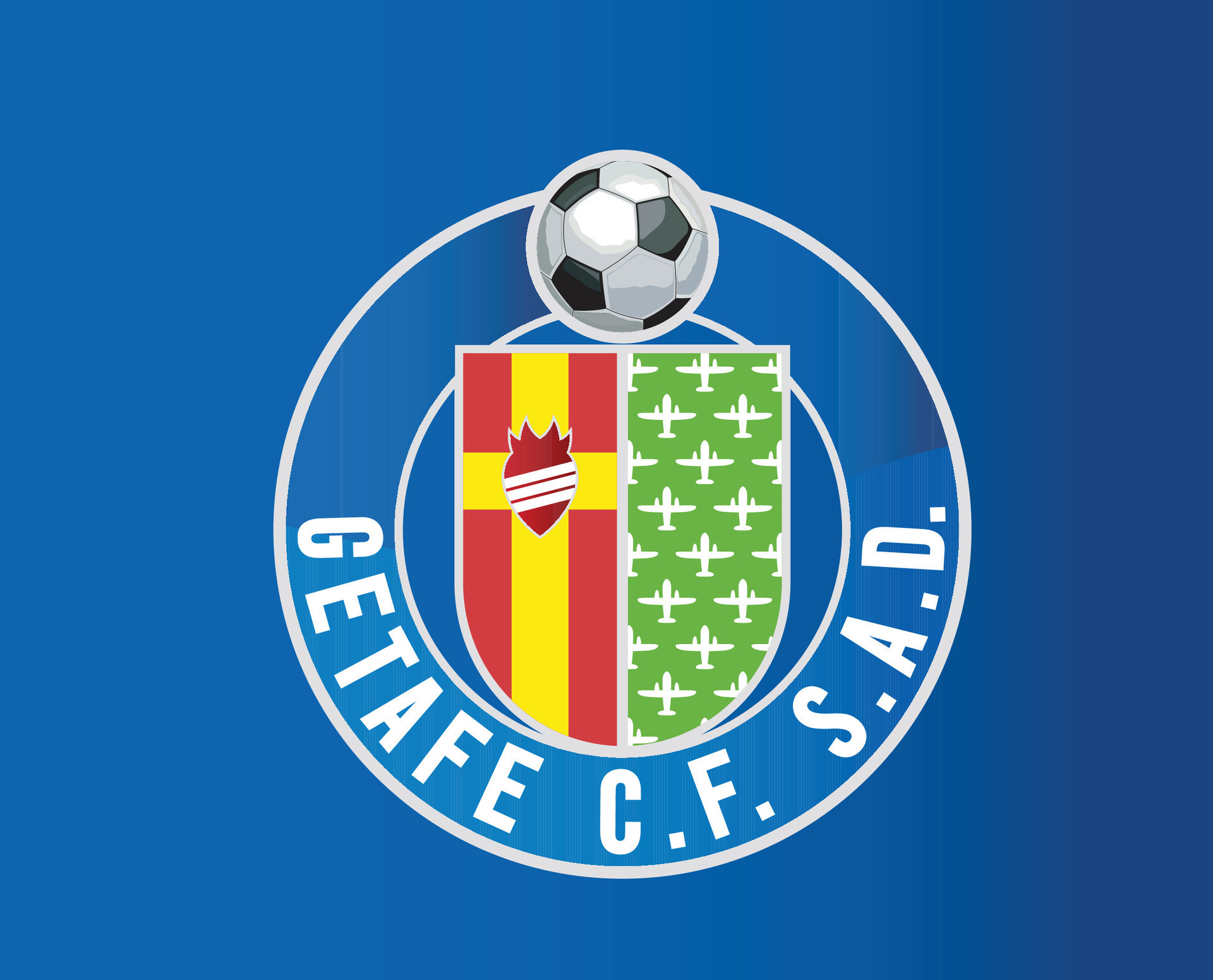 Getafe Club Logo Symbol La Liga Spain Football Abstract Design