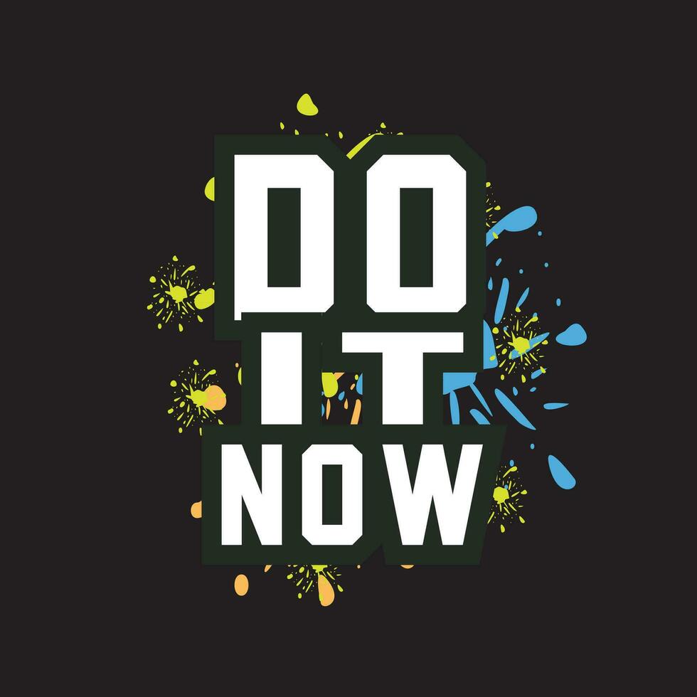 Motivational and inspirational quotes lettering text typography dark t shirt design on black background vector