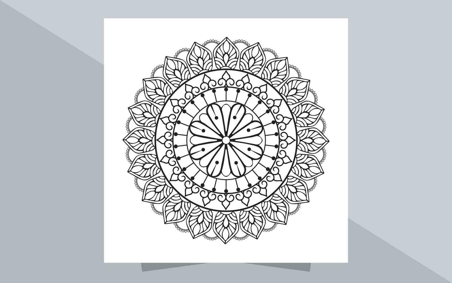 mandala ilustración, vector mandala tamborileo diseño