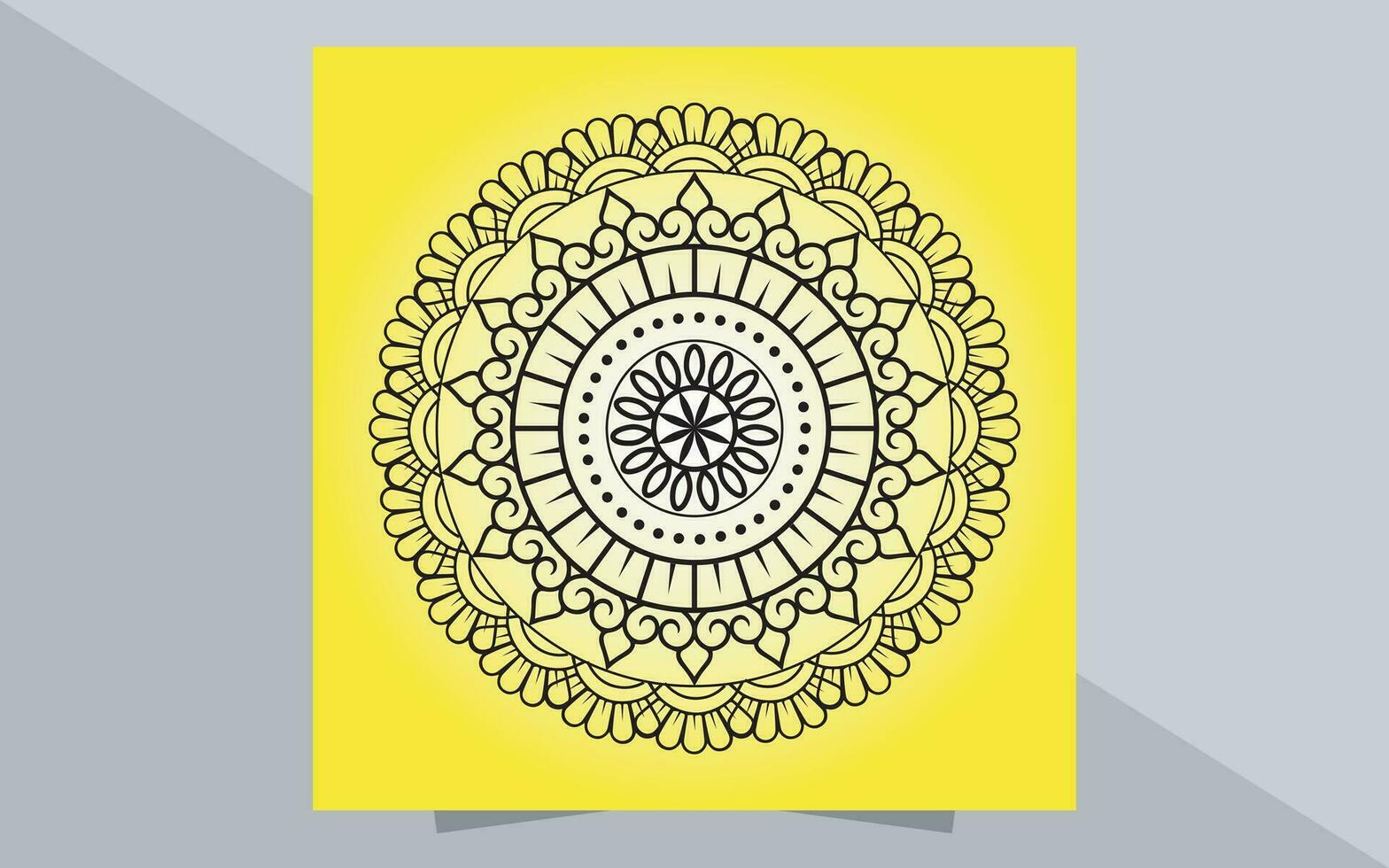 mandala vector design, flower pattern