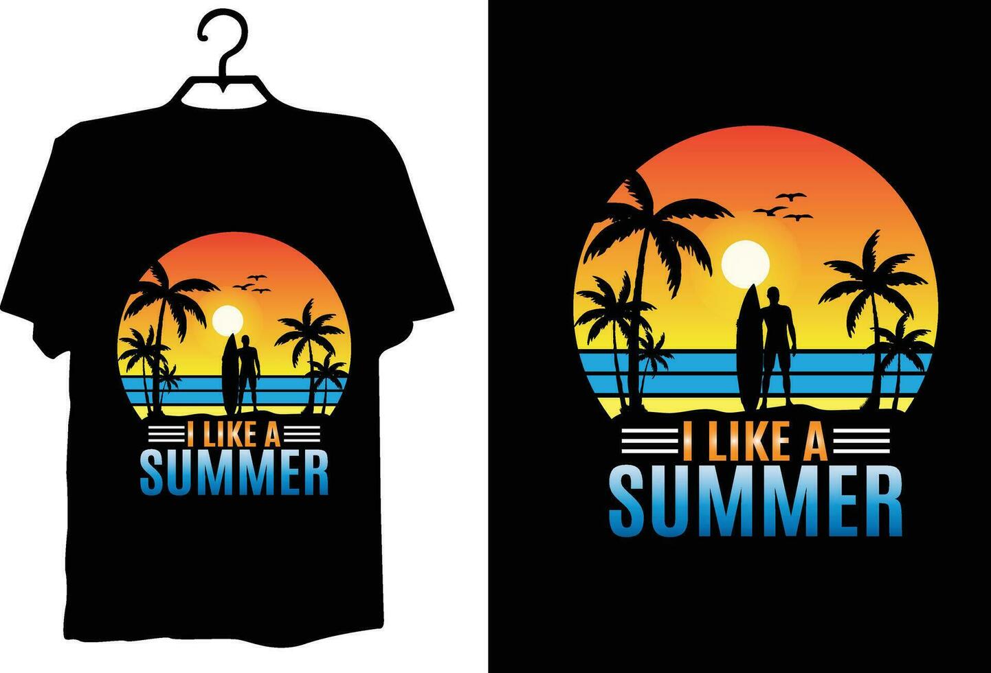 Summer t shirt design 27012276 Vector Art at Vecteezy