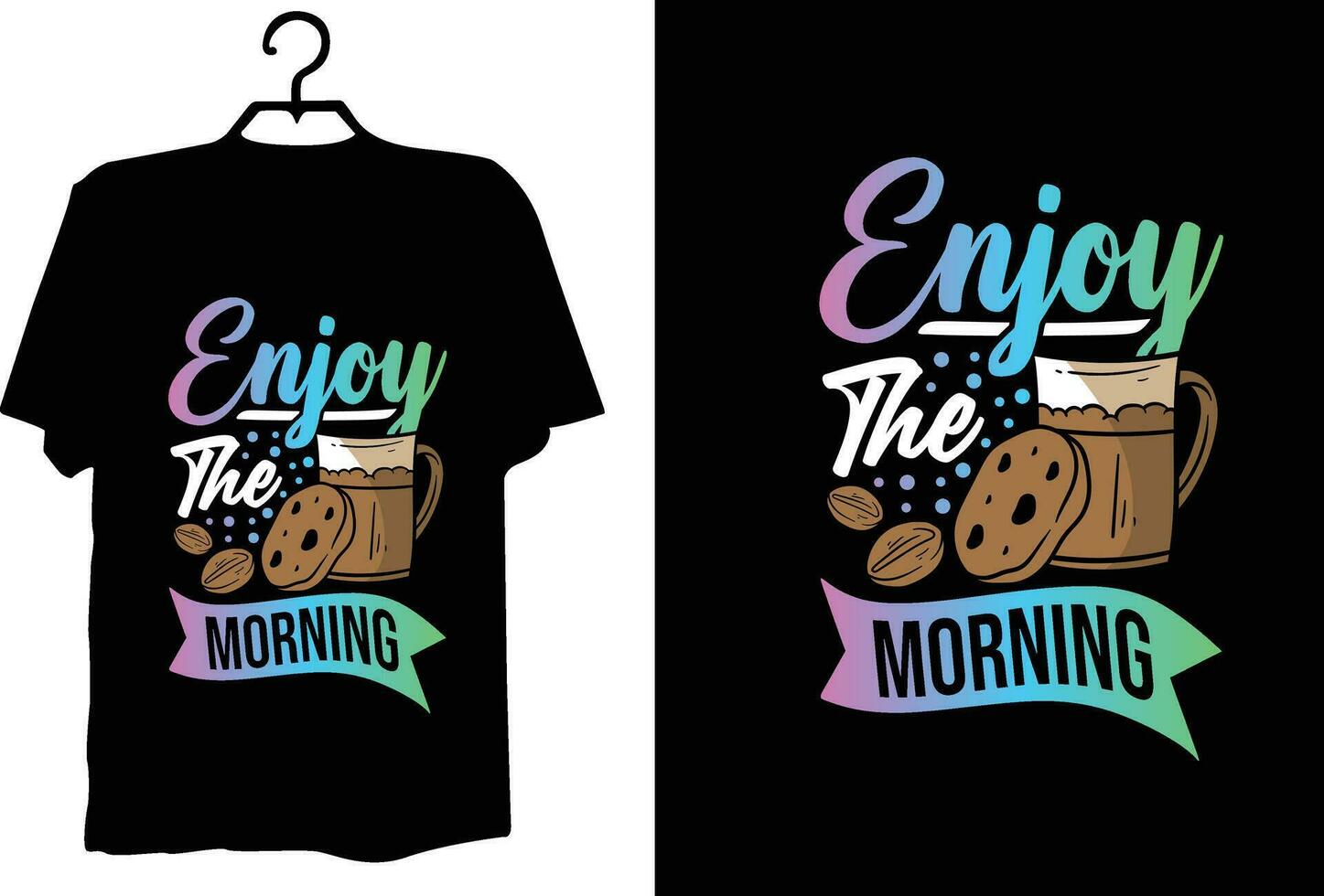 diseño de camiseta de café vector