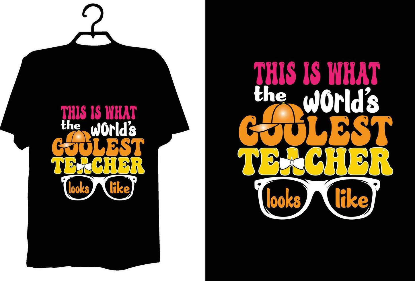 Teacher t shirt design vector