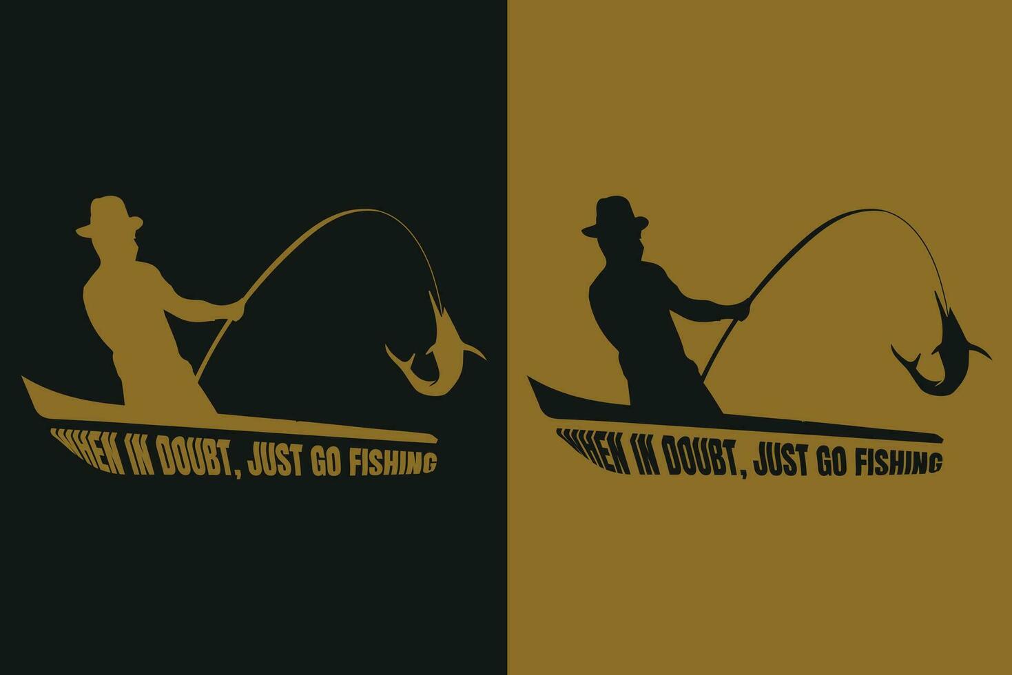 When You Doubt, Just Go Fishing, Fishing Shirt, Fisherman Gifts