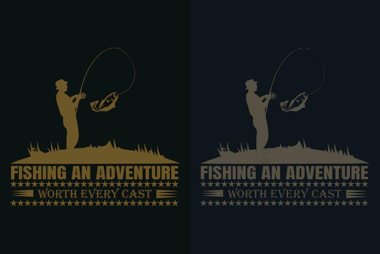 Fishing And Adventure Worth Every Cast, Fishing Shirt, Fisherman Gifts, Fisherman T-Shirt, Funny Fishing Shirt, Present For fisherman, Fishing Gift, Fishing Dad Gifts, Fishing Lover Shirt vector