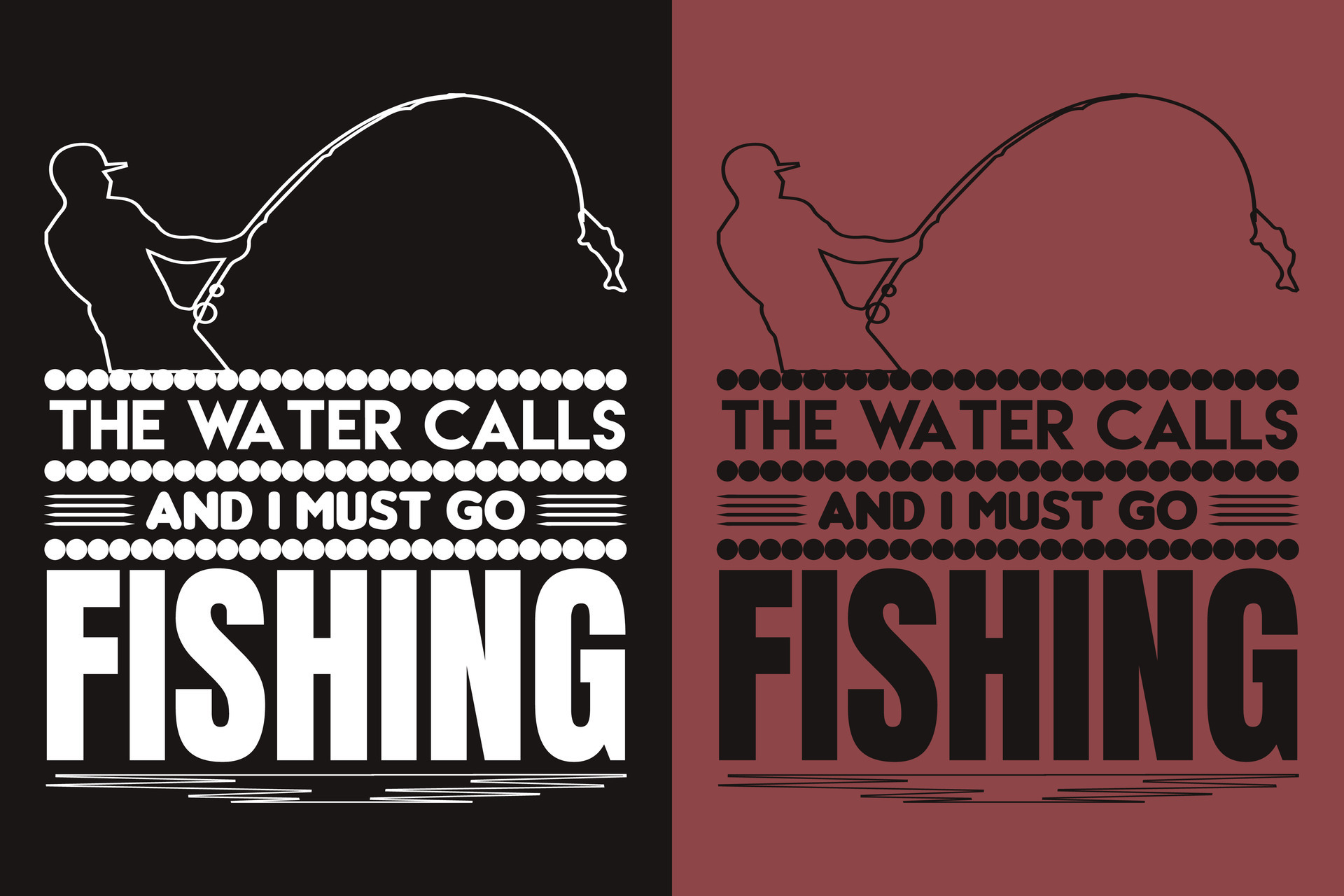 The Water Calls And I Must Go Fishing, Fishing Shirt, Fisherman Gifts,  Fisherman T-Shirt, Funny Fishing Shirt, Present For fisherman, Fishing Gift,  Fishing Dad Gifts, Fishing Lover Shirt 27012577 Vector Art at