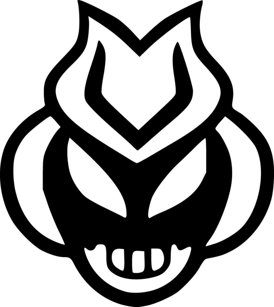 vector illustration of monster cartoon
