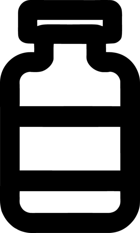vector ilustración de botella icono