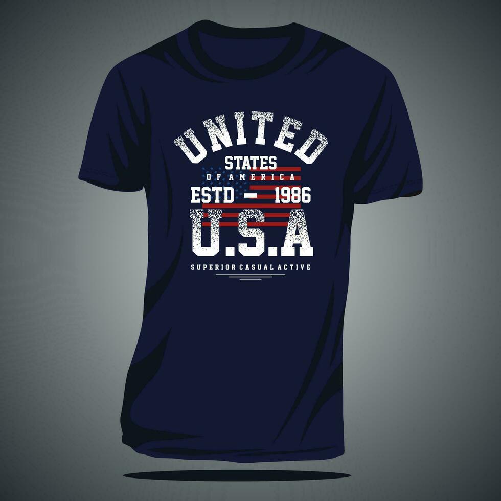 united states abstract graphic, typography vector, t shirt design illustration, good for ready print, and other use vector