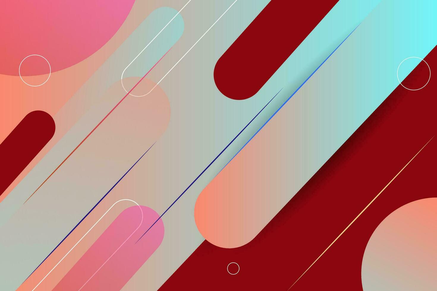 Abstract Colorful geometric background Liquid color background design Fluid shapes composition. vector