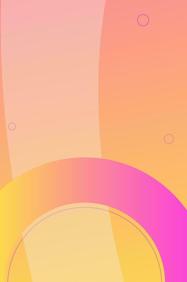 Abstract portrait walpaper background vibrant vector