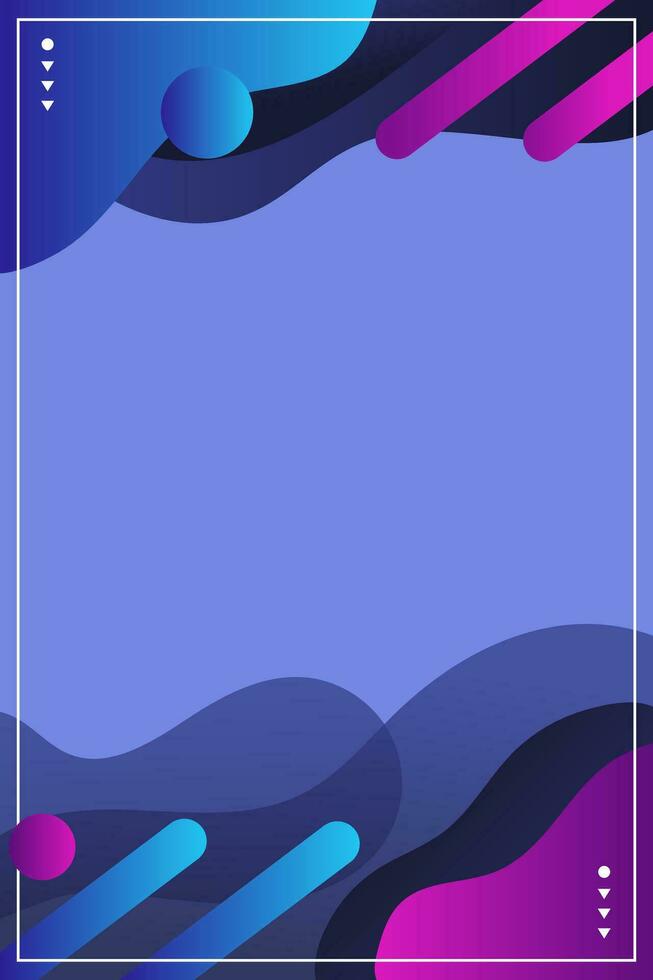 Abstract Digital Smooth gradient Portrait vector