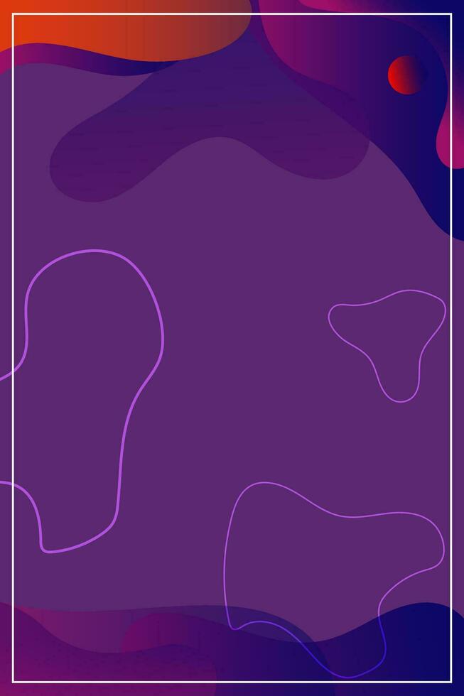 Abstract Digital Smooth gradient Portrait vector