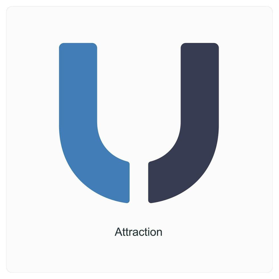 Attraction and customer icon concept vector