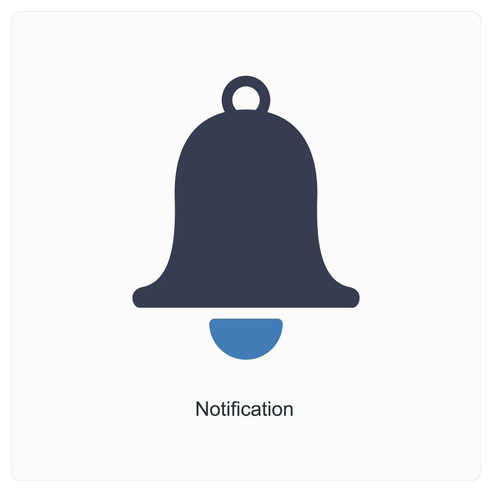 Notification and alert icon concept vector