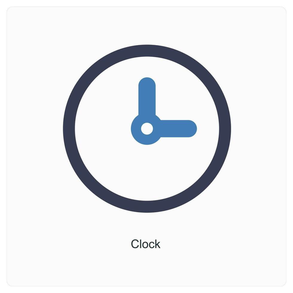 Clock and watch icon concept 27013567 Vector Art at Vecteezy