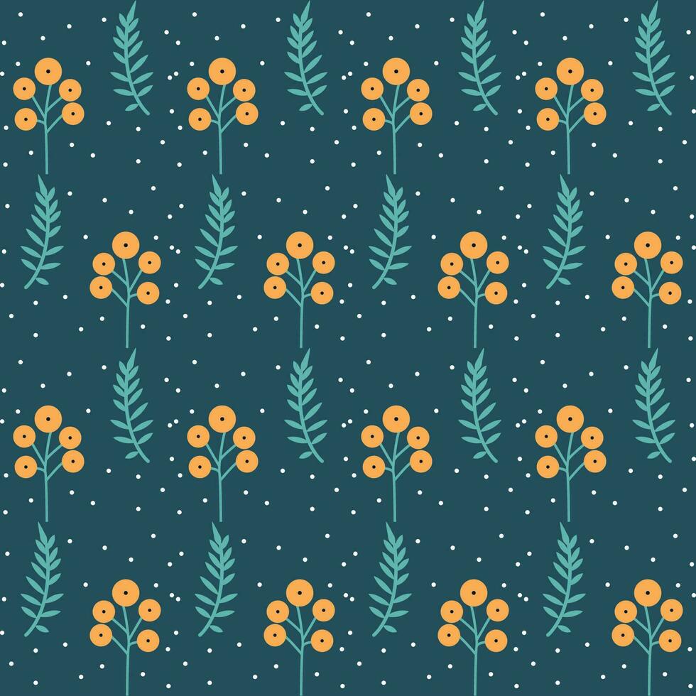 Abstract floral seamless pattern. Flower and drawn textures. Modern abstract design for paper, cover, fabric vector