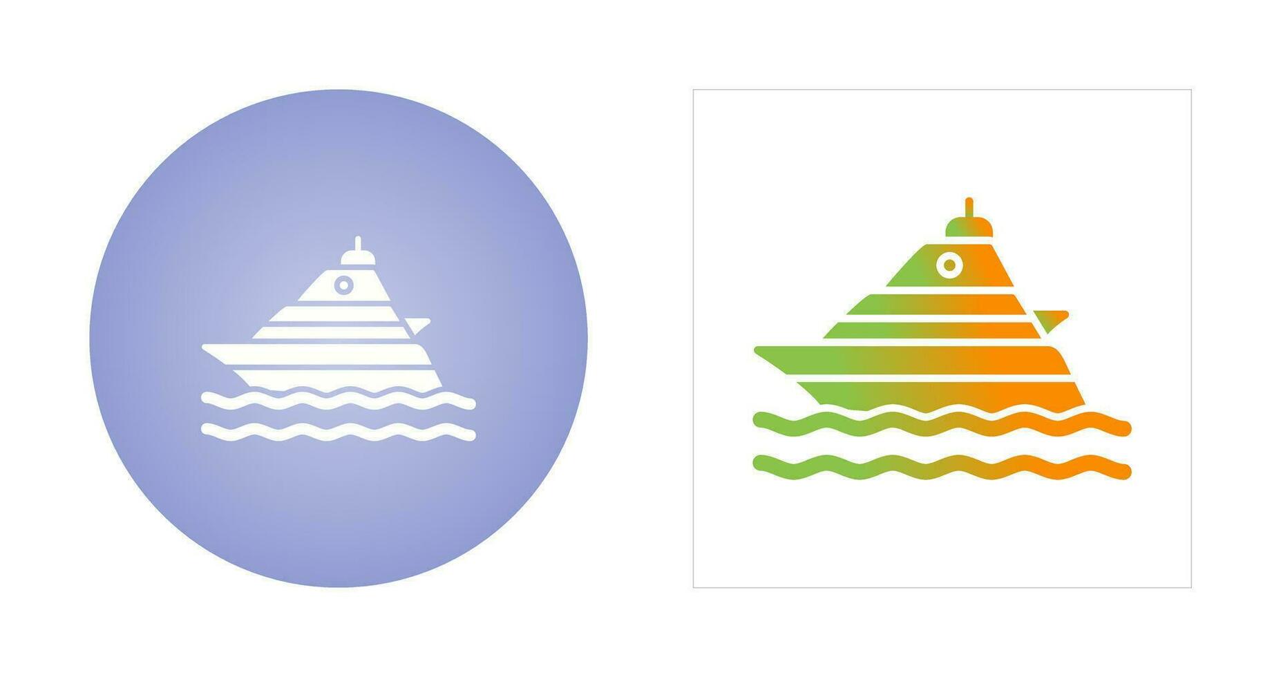 Yacht Vector Icon