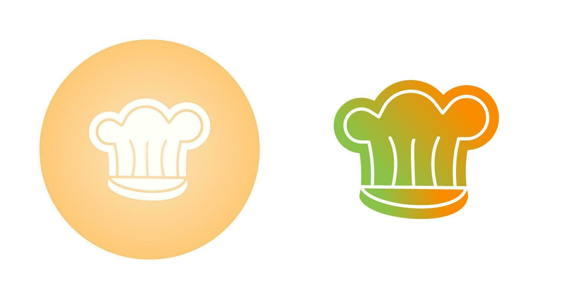 icono de vector de sombrero de chef