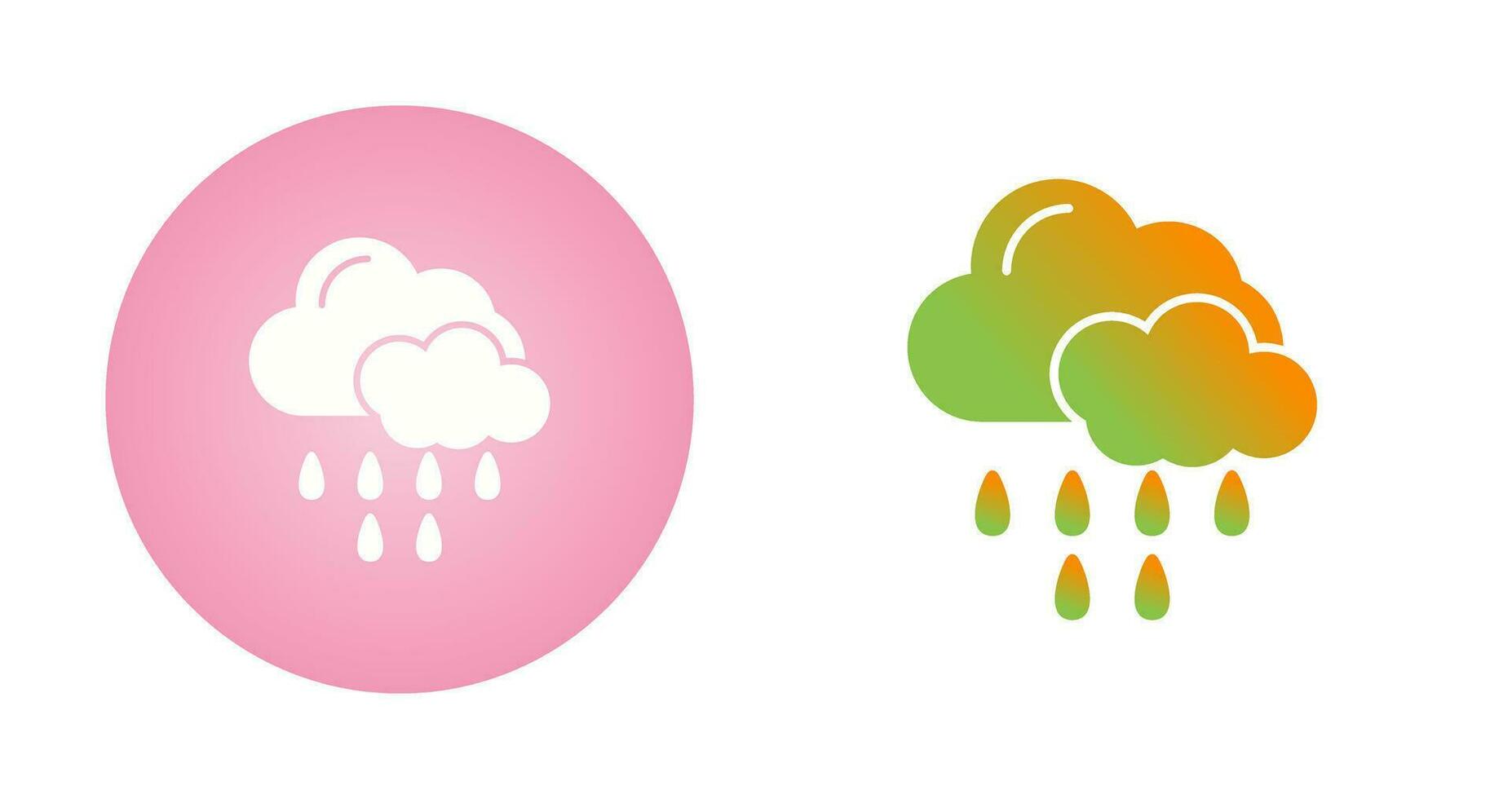 Rain Vector Icon