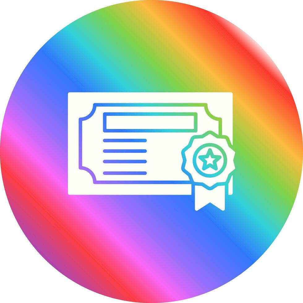 Certificate Vector Icon