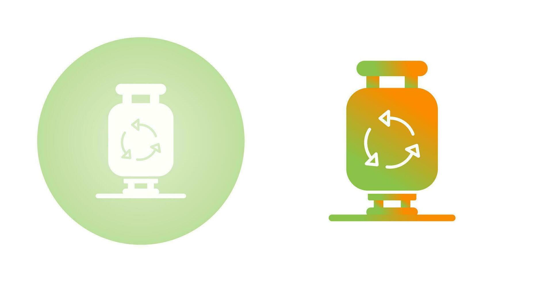 Gas Cylinder Vector Icon