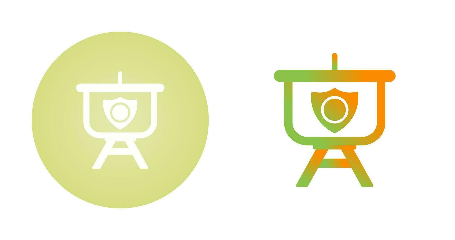 Security Presentation Vector Icon