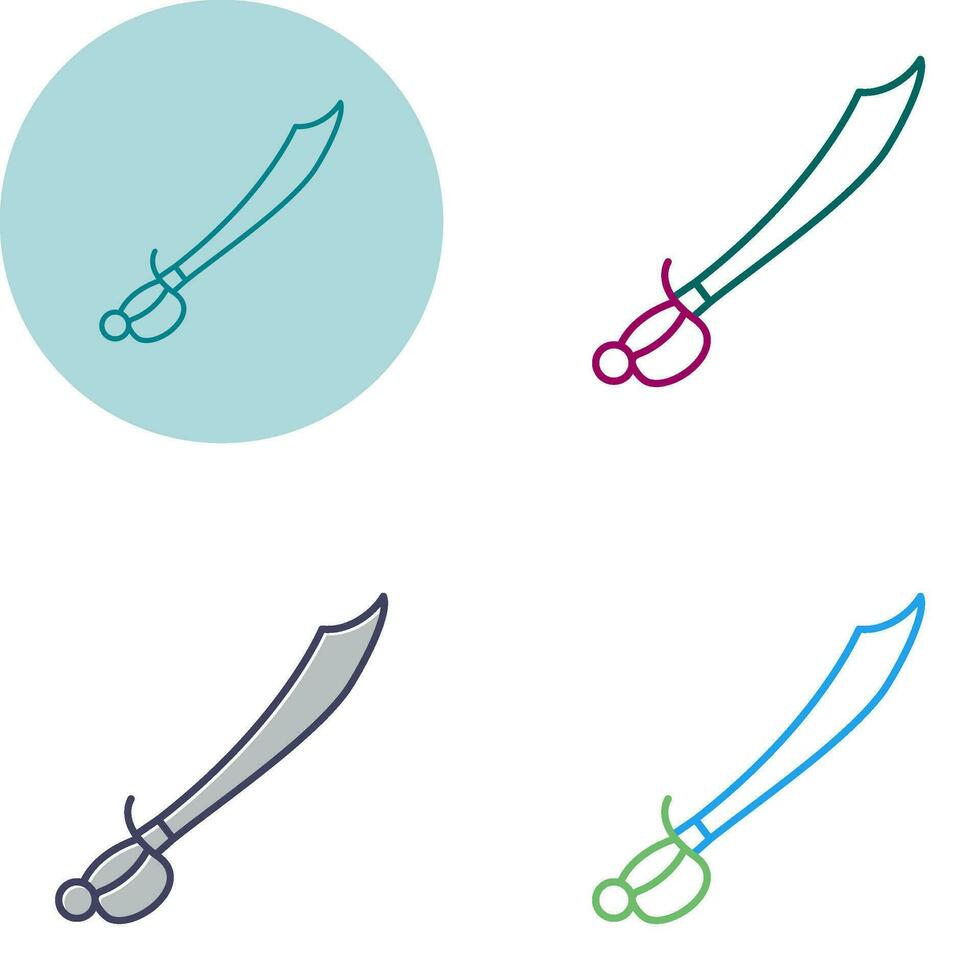 Pirate Sword Vector Icon