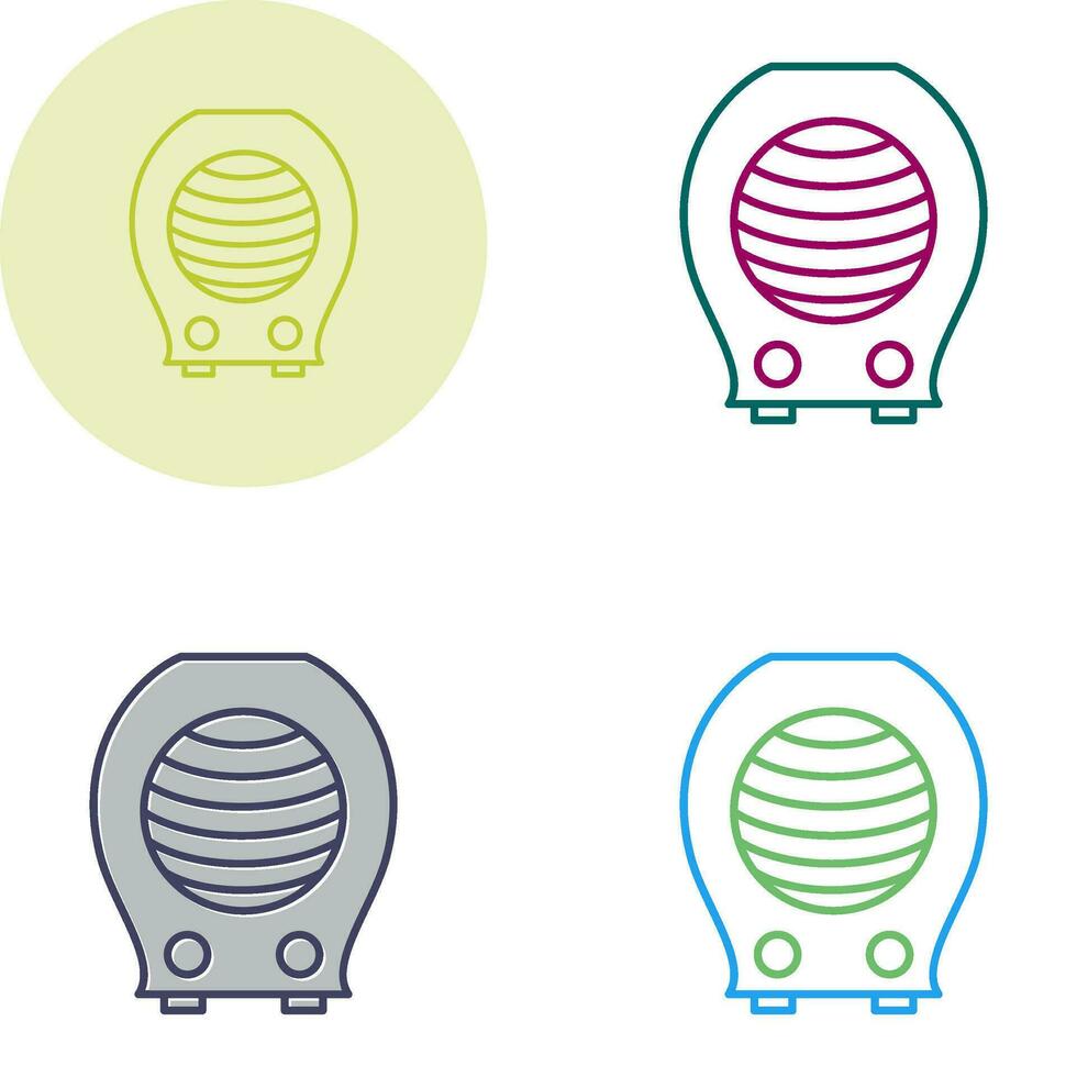Fan Heater Vector Icon