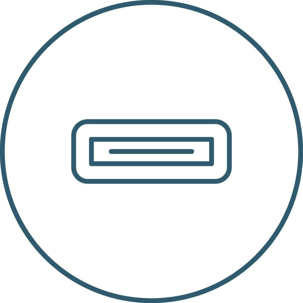 USB Puerto vector icono
