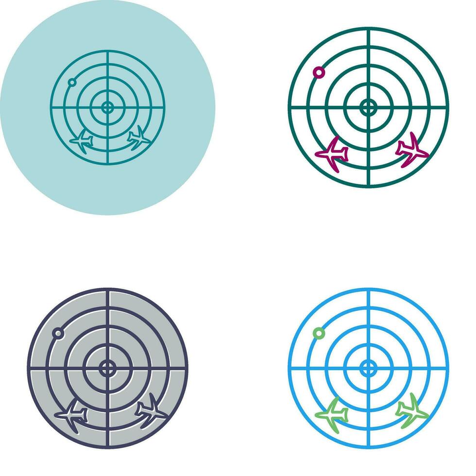 Radar Screen Vector Icon