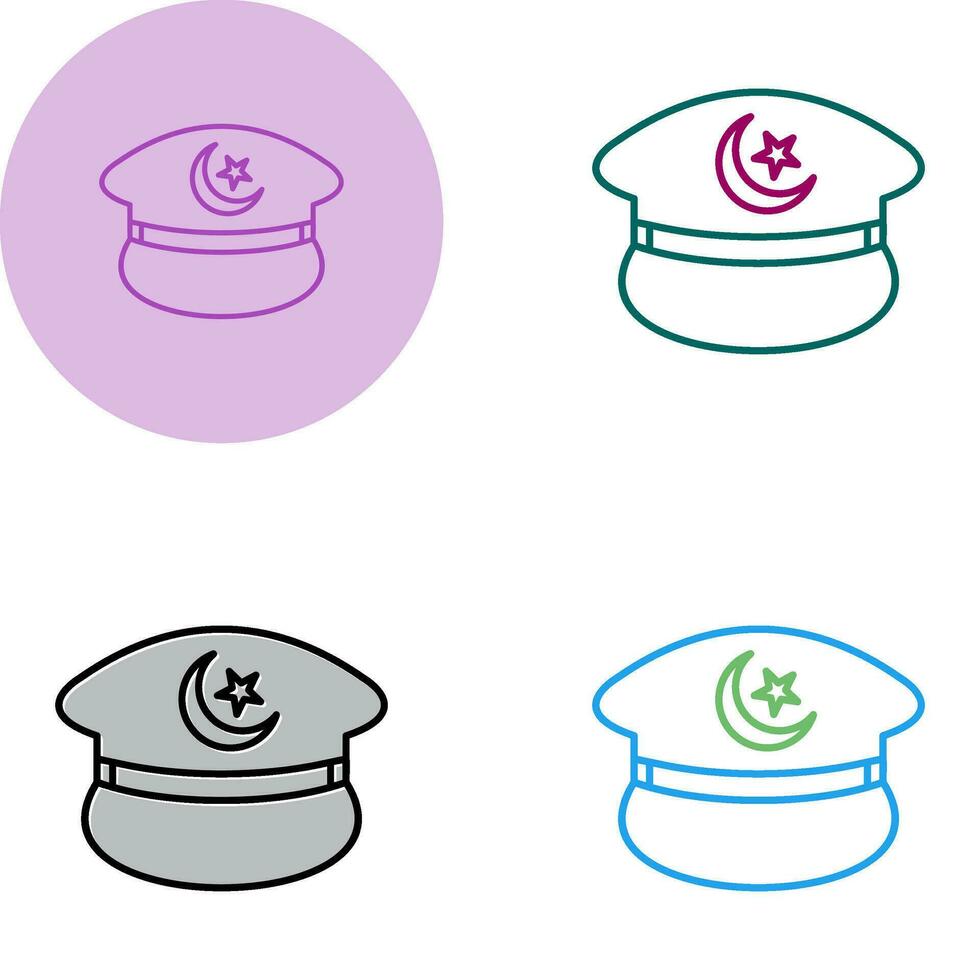 Military Hat Vector Icon