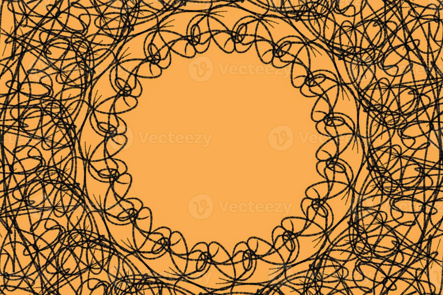 Abstract background with doodle pattern. Vector illustration for your design photo