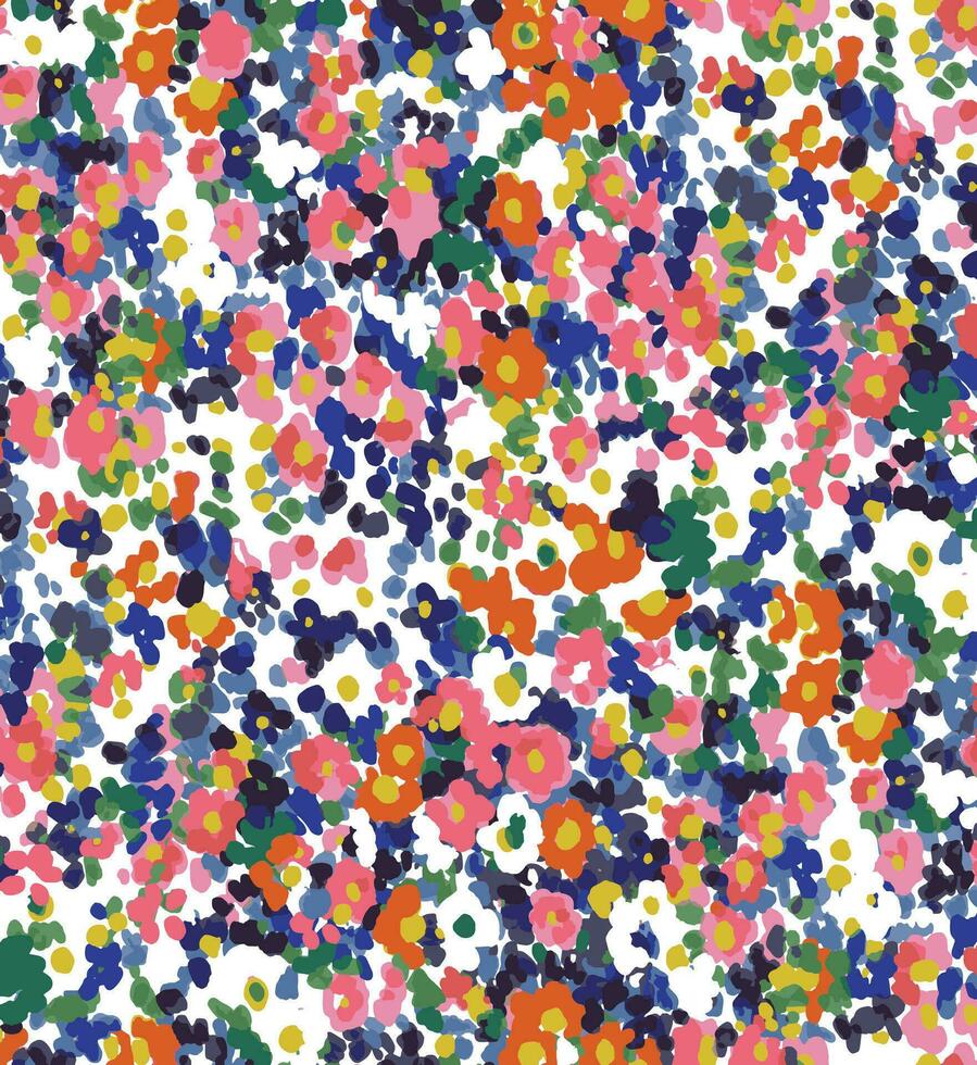 Art flower Pattern vector