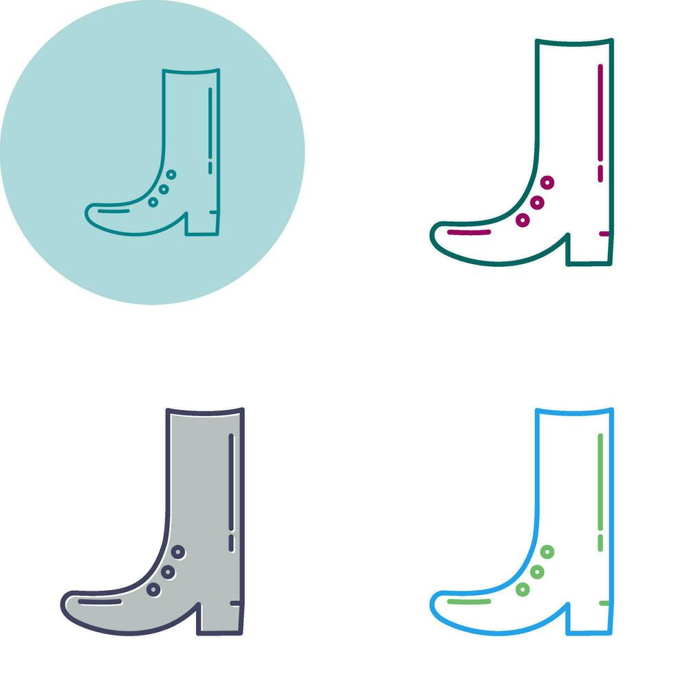 Cowboy Boot Vector Icon
